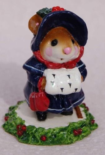 Wee Forest Folk Special Color Navy and Red Miss Noel