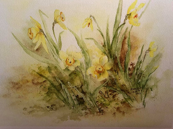 Limited Edition Numbered Painting Print “The Daffodils