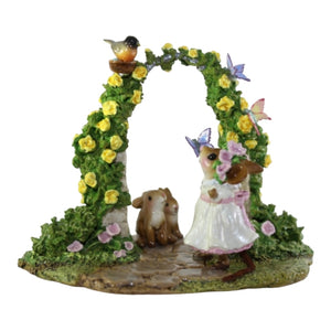 Wee Forest Folk Folktoberfest Special Butterfly Arch Yellow