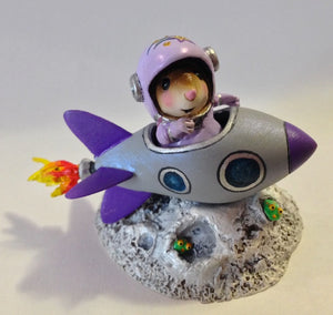 Wee Forest Folk Special Color Folktoberfest Star Gazing Spaceship