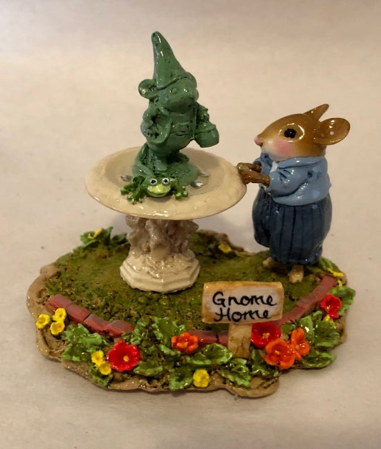 Wee Forest Folk Special Folktoberfest Gnome Home Blue