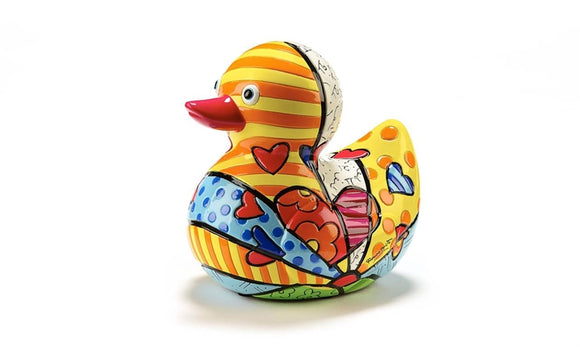 Romero Britto Limited Edition Duck Figurine- Happy