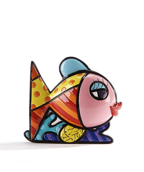 Romero Britto Mini/ Miniature 3D Figurine- Pink Fish