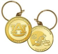 Auburn University Bronze Coin Keychain/ Key Chain