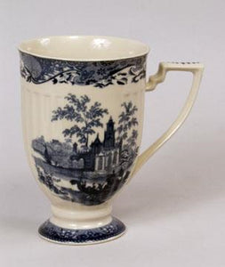 Blue And White Ceramic 6" Mug