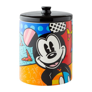 Romero Britto Disney Mickey Mouse Canister Cookie Jar
