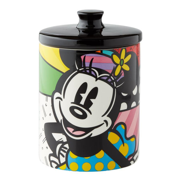 Romero Britto Disney Minnie Mouse Canister Cookie Jar