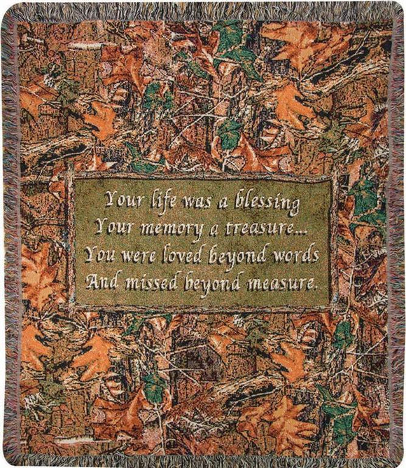 NATURE BLESSINGS TAPESTRY THROW