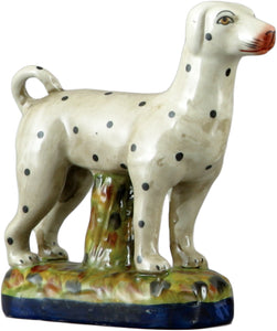 Staffordshire Reproduction Porcelain Dalmatian Dog Figurine
