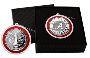 Alabama (UofA) Silver Coin Ornament
