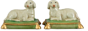 Staffordshire Reproduction Pair of Sheep, Set of 2