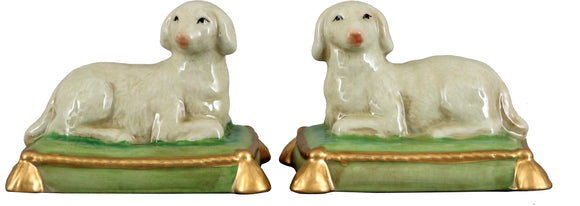 Staffordshire Reproduction Pair of Sheep, Set of 2