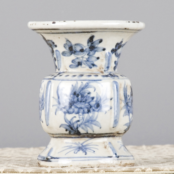 Blue And White Pattern Small Vase