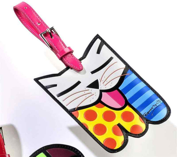 ROMERO BRITTO KITTY CAT LUGGAGE/BACKPACK ID TAG