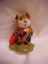 Wee Forest Folk Special Color Copper Devil With Bats
