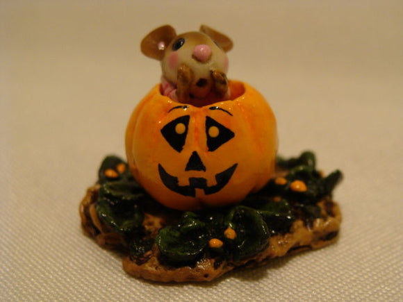 Wee Forest Folk Special Color Itty Bitty Pumpkin Girl With Surprised Face