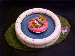 Wee Forest Folk Special Color Lavender/Pink Fun Float W/Pool Display