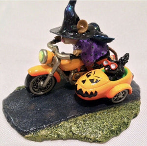 Wee Forest Folk Special Spooky Speeder with Spooky Pumpkin Face
