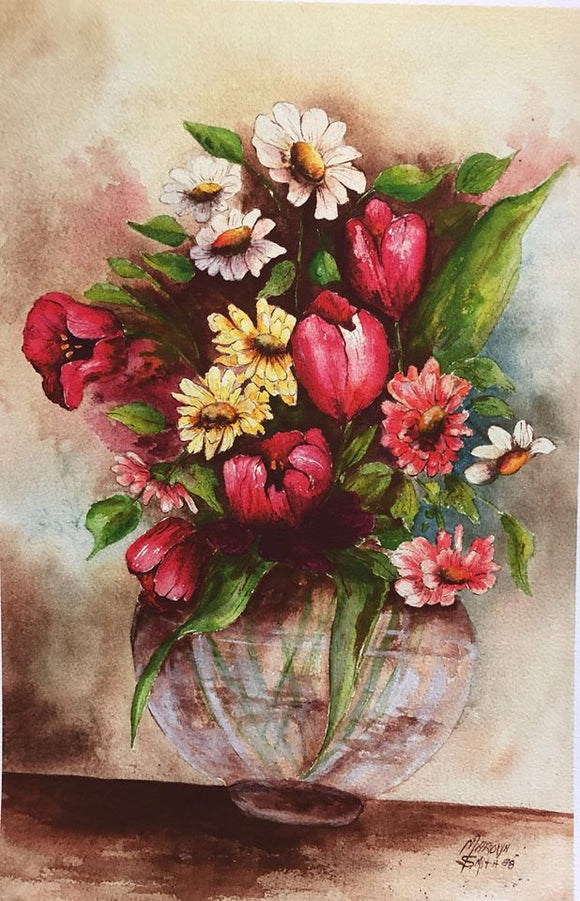Limited Edition Numbered Painting Print “Spring Bouquet”