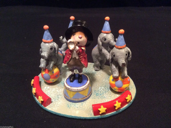 WEE FOREST FOLK SPECIAL COLOR TRUMPETER OF THE ELEPHANTS THE RINGMASTER