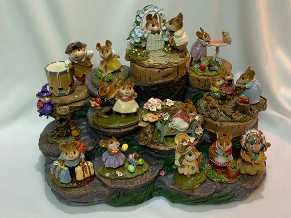 Great Tree Stump Display for Wee Forest Folk- WFF Not Included
