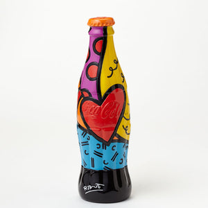 Romero Britto Coke Bottle With Orange Cap