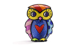 ROMERO BRITTO OWL FIGURINE- TRUTH