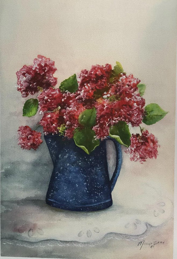 Limited Edition Numbered Painting Print “Country Flowers”