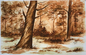 Limited Edition Numbered Painting Print “Deep In The Woods"