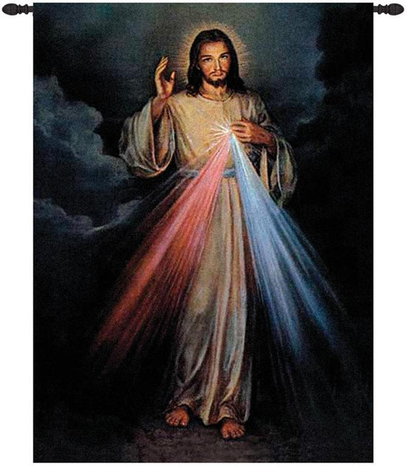DIVINE MERCY TAPESTRY WALL HANGING
