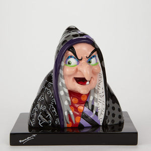 ROMERO BRITTO DISNEY THE HAG BUST FIGURINE