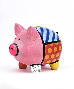 Romero Britto Piggy "Pig" Money Bank