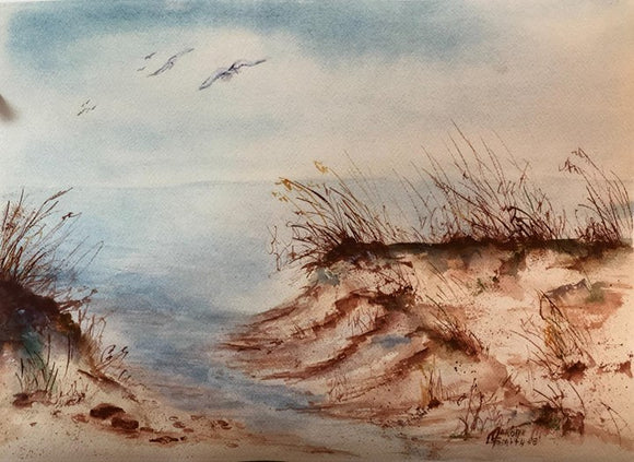 Limited Edition Numbered Painting Print “Sand Dunes”