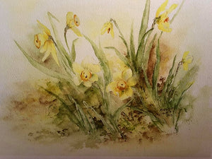Limited Edition Numbered Painting Print “The Daffodils"