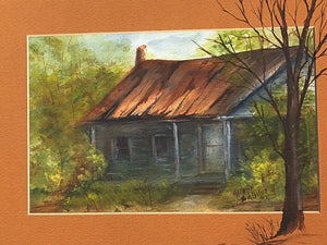 Limited Edition Numbered Painting Print “The Old House With Tree"