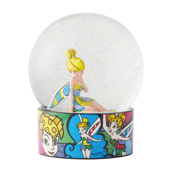 Romero Britto Disney Tinkerbell/Tinker Bell Waterball/ Waterglobe/ Snow Globe